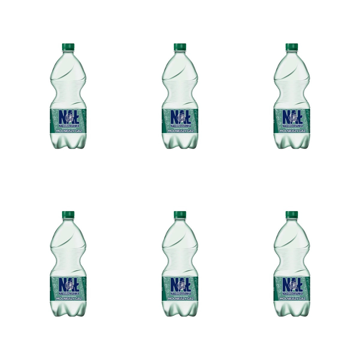 NAŁĘCZOWIANKA - WODA GAZ KAUCJA  1L