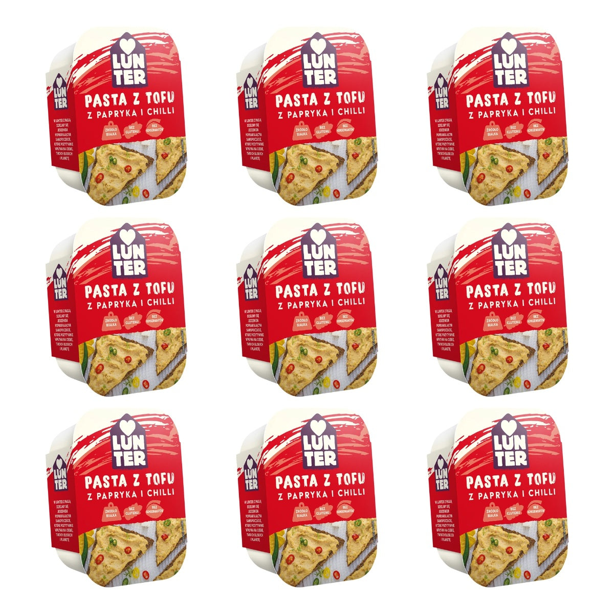 LUNTER PASTA Z TOFU Z PAPRYKĄ I CHILLI 150G
