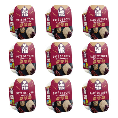 LUNTER PASZTET Z TOFU ŻURAWINA   150G